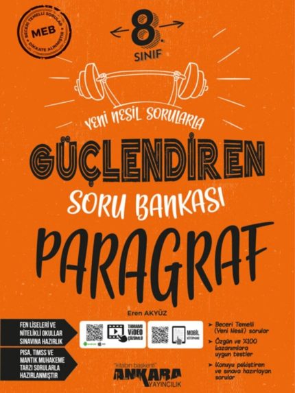 Ana Sayfa 62 8. Sınıf Paragraf Güçlendiren Soru Bankası