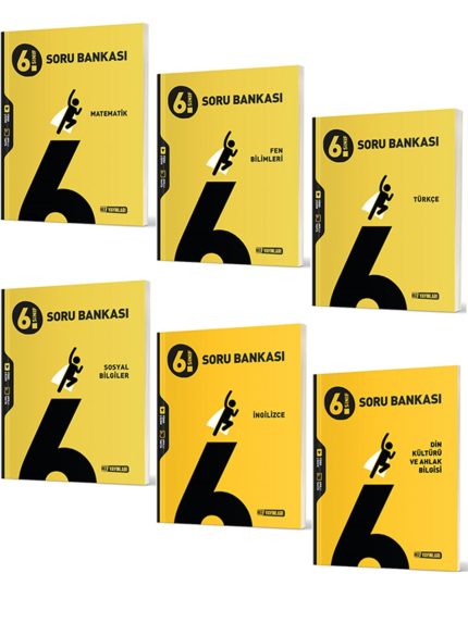 6.sınıf Tüm Dersler Soru Bankası Seti (6 Kitap)