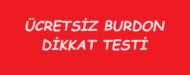 ÜCRETSİZ BURDON DİKKAT TESTİ 1 lazy
