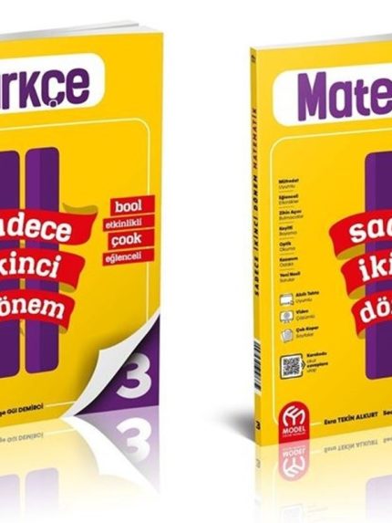 3. Sınıf Sadece İkinci Dönem Matematik ve Türkçe