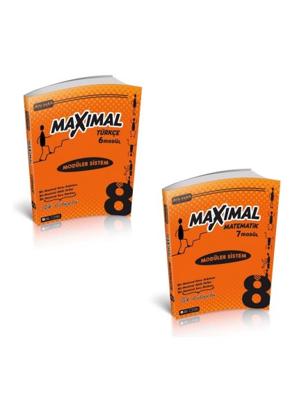 8. Sınıf Türkçe + Matematik Maximal Modüler Sistem (2 Kitap)