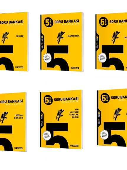5. Sınıf Tüm Dersler Soru Bankası Seti (Okula Destek) Yeni Müfredat