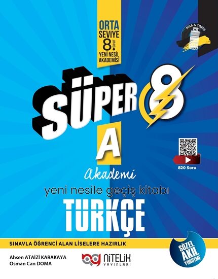 Nitelik 8.Sınıf (A) Yeni Nesil Süper Türkçe Soru