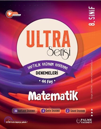 Palme 8.Sınıf Ultra Serisi Matematik Denemeleri 44 föy