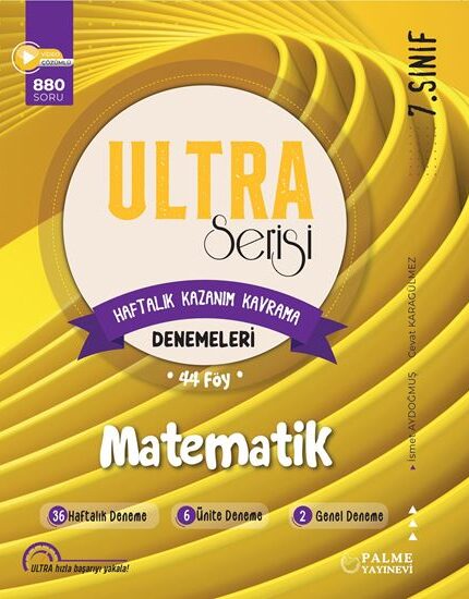 Palme 7.Sınıf Ultra Serisi Matematik Denemeleri 44 Föy