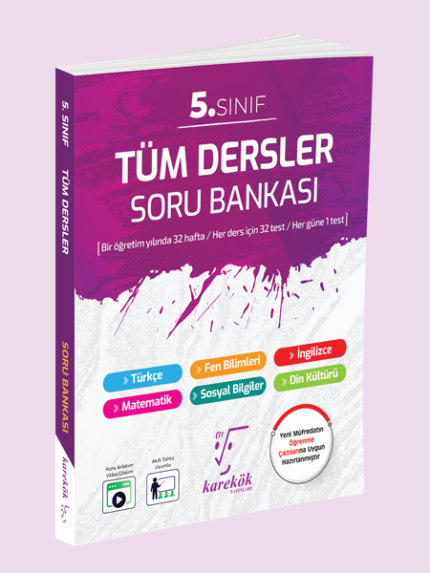 Karekök 5.SINIF TÜM DERSLER SORU BANKASI