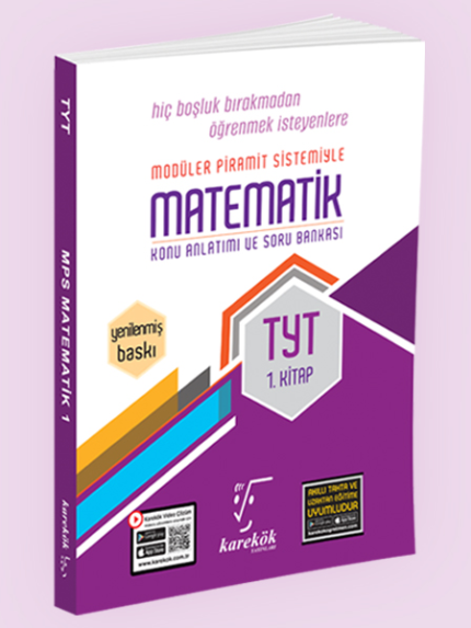 Karekök TYT MATEMATİK 1.KİTAP MPS (MODÜLER PİRAMİT SİSTEMİ)