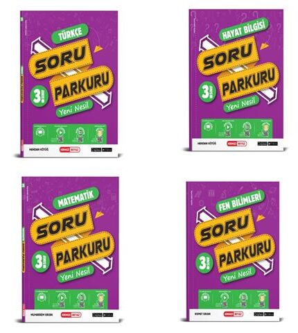 Yeni Nesil Soru Parkuru Seti (4 Kitap) (3.sınıf)