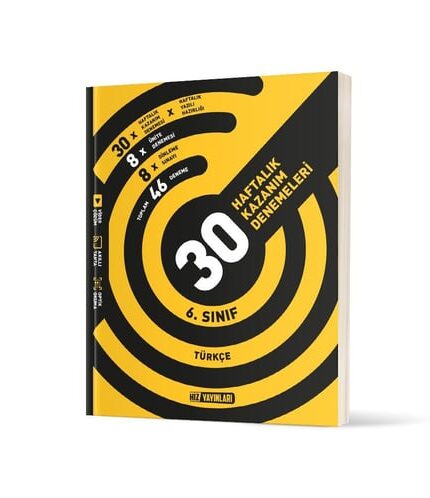 HIZ 6.SINIF TÜRKÇE 30 HAFTALIK KAZANIM DENEMELERİ