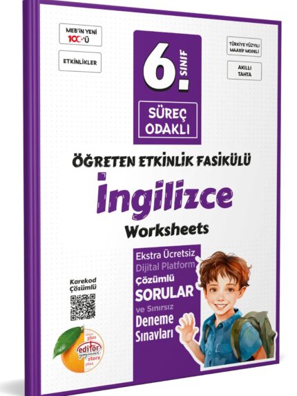 6. Sınıf Süreç Odaklı İngilizce Öğreten Etkinlik Fasikülü - Karekod Çözümlü