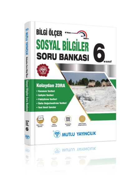 Mutlu Kolaydan Zora Bilgi Ölçer Sosyal Bilgiler Soru Bankası 6.Sınıf