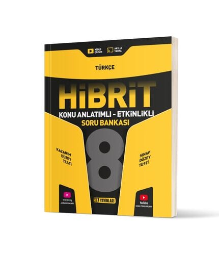 HIZ 8. SINIF HİBRİT TÜRKÇE SORU BANKASI