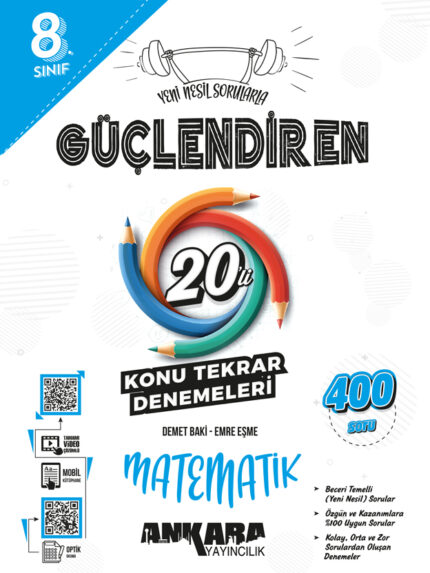 8. Sınıf Güçlendiren Matematik 20'li Konu Tekrar Denemesi