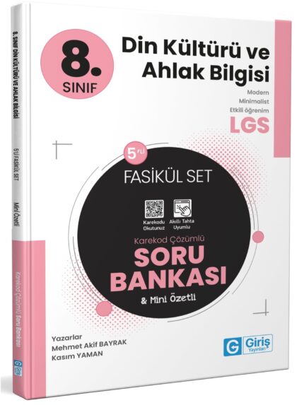 8. Sınıf Din Kültürü ve Ahlak Bilgisi LGS 5'li Fasikül Set Soru Bankası