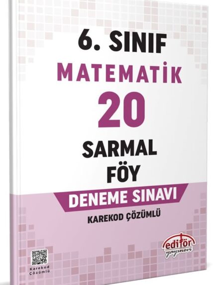 6. Sınıf Matematik 20 Sarmal Föy Deneme Sınavı