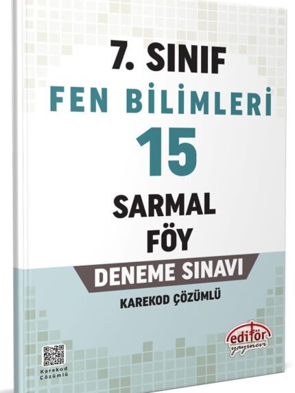 7. Sınıf Fen Bilimleri 15 Sarmal Föy Deneme Sınavı