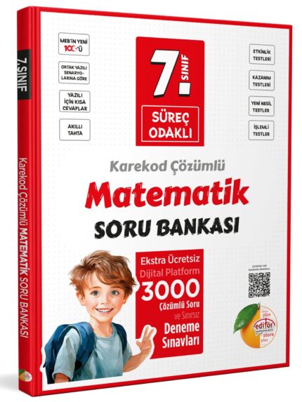 7. Sınıf Süreç Odaklı Matematik Soru Bankası - Karekod Çözümlü