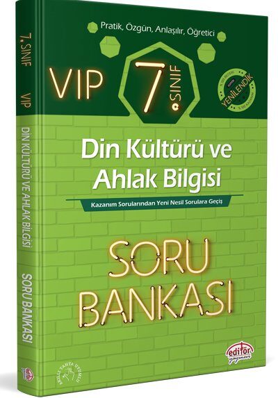 7. Sınıf VIP Din Kültürü ve Ahlak Bilgisi Soru Bankası