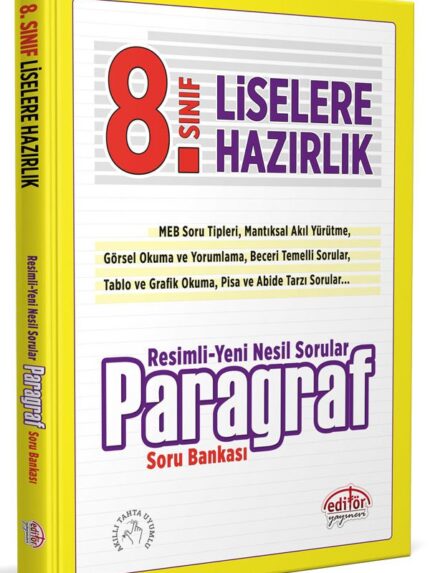 8. Sınıf Resimli Yeni Nesil Sorularla Paragraf Soru Bankası