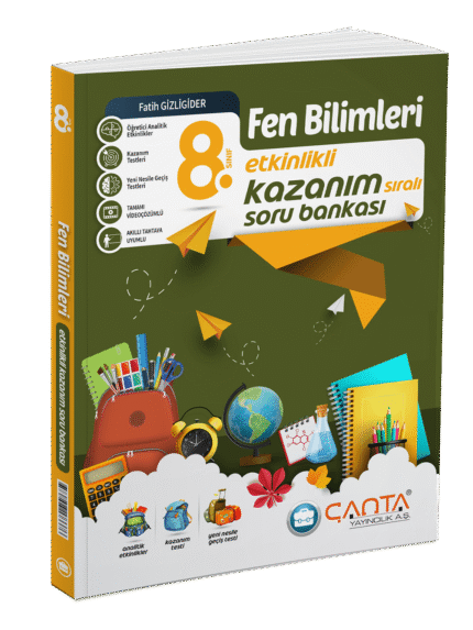 8. Sınıf Fen Bilimleri Etkinlikli Kazanım Sıralı Soru Bankası