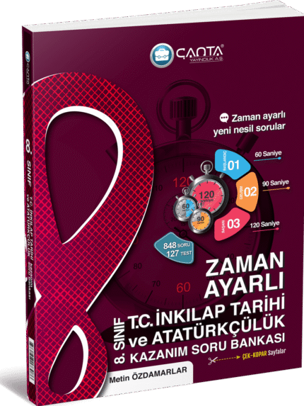 8. Sınıf T.C. İnkılap Tarihi ve Atatürkçülük Zaman Ayarlı Kazanım Soru Bankası