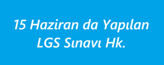 2025 LGS Sınavı – Genel Bilgiler 1 lazy